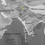 カブール・シャーヒー朝の勢力図