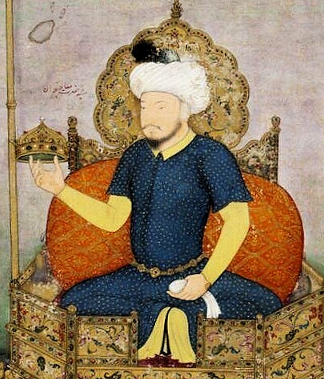 ティムールの肖像画(1630年。インド)