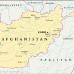 アフガニスタン全土の地図